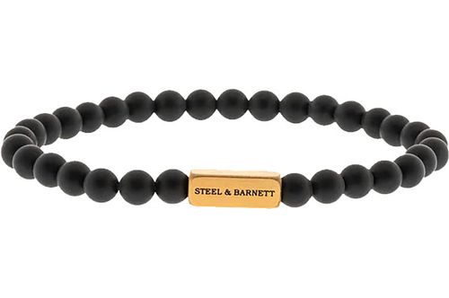 Steel & Barnett Stones Bracelet Natural Ned Geel
