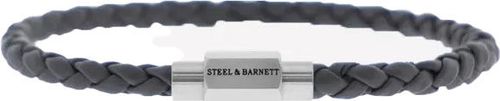 Steel & Barnett Leather bracelet luke landon Grijs