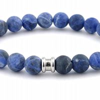 Stones Bracelet Basic Blauw