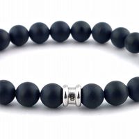 Stones Bracelet Basic Zwart