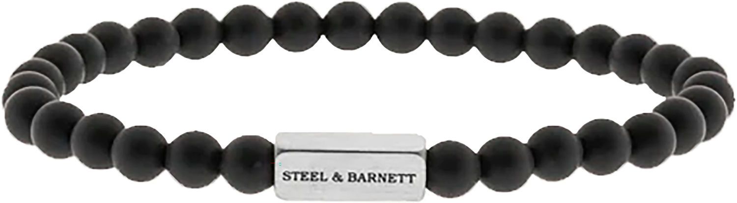 Steel & Barnett Armband Stones Zwart