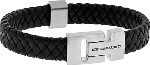Steel & Barnett Leather Bracelet Harrison Zwart