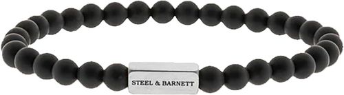 Steel & Barnett Stones Bracelet Natural Ned Zwart