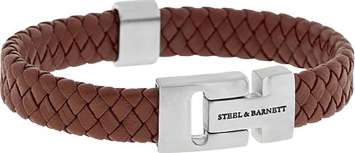 Steel & Barnett Leather Bracelet Harrison Bruin