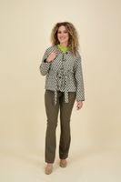 Blazer Azra Zig Zag Groen