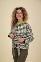 Blazer Azra Zig Zag Groen