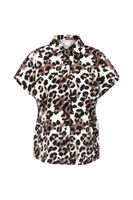 Blouse Leopard Barb  Bruin