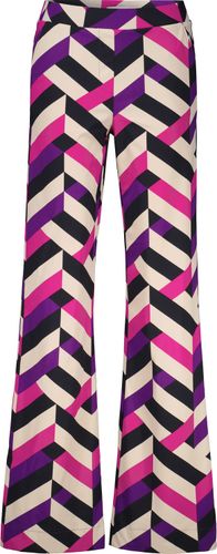 Studio Anneloes Marilon graphic trousers Wit