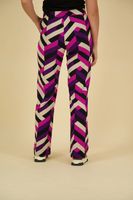 Marilon graphic trousers Wit