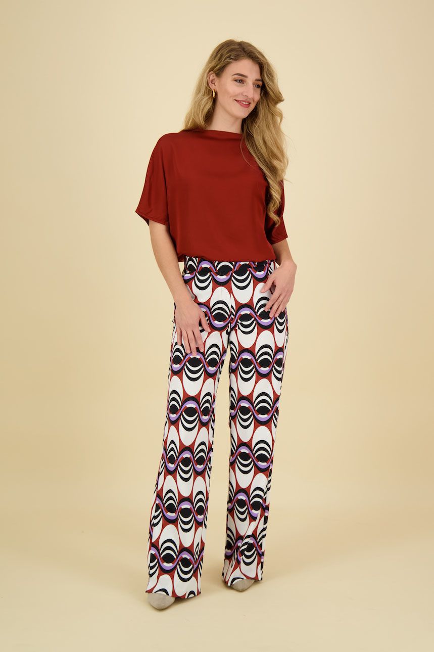 Studio Anneloes Broek Marilon Retro Bruin 