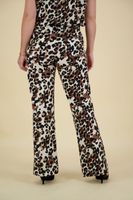 Broek Marinda Leopard Bruin