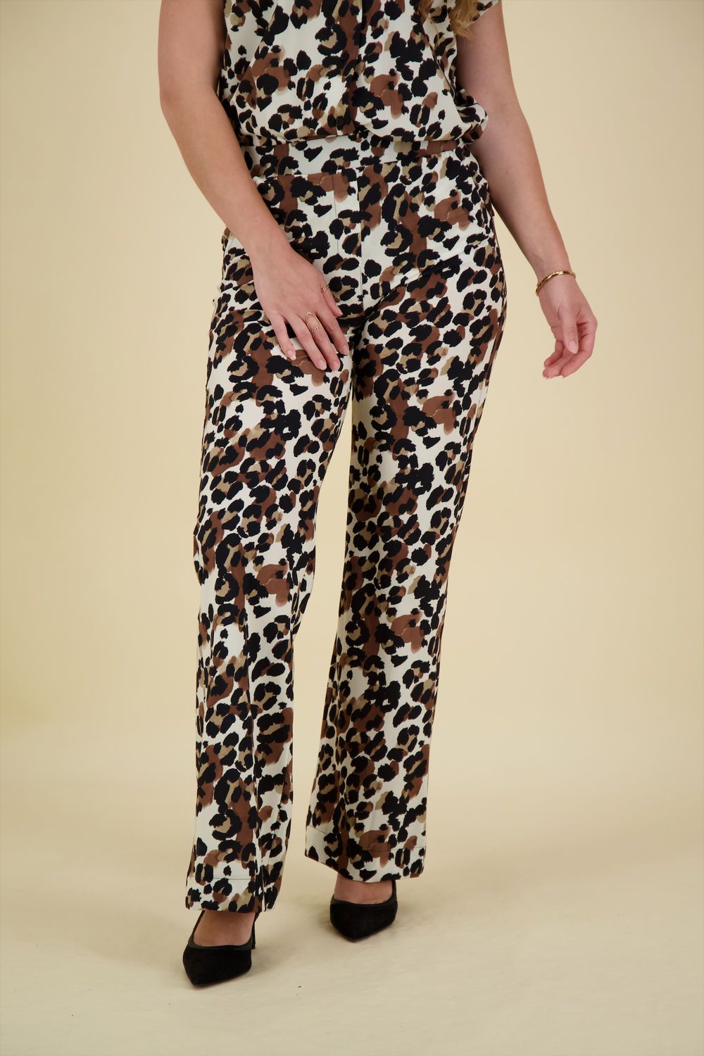 Studio Anneloes Broek Marinda Leopard Bruin