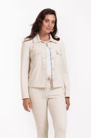 Claire bonded jacket Wit