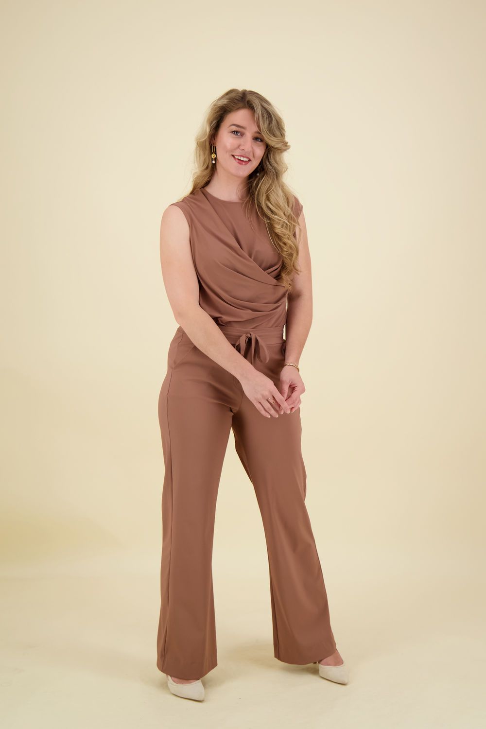 Studio Anneloes Pantalon Abigail Bruin