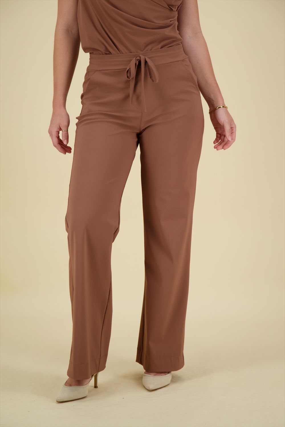 Studio Anneloes Pantalon Abigail Bruin