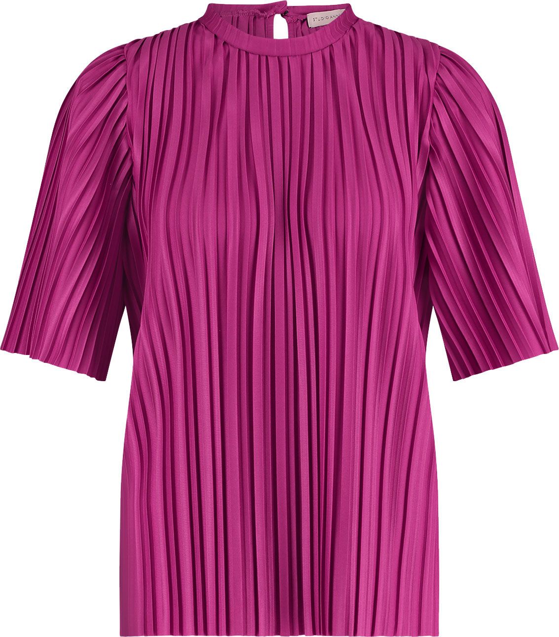 Studio Anneloes Plisse Top Alma Roze