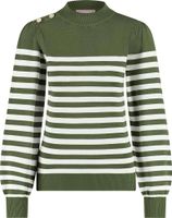 Sweater Luna stripe Groen