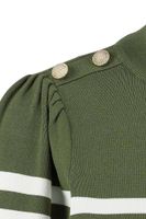 Sweater Luna stripe Groen