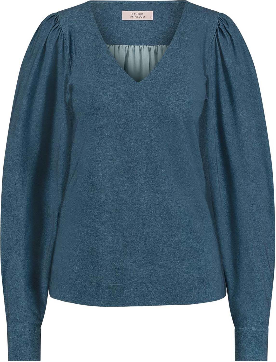 Studio Anneloes Top Les Denim Blauw