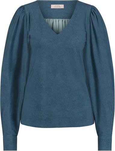 Studio Anneloes Les denim top Blauw