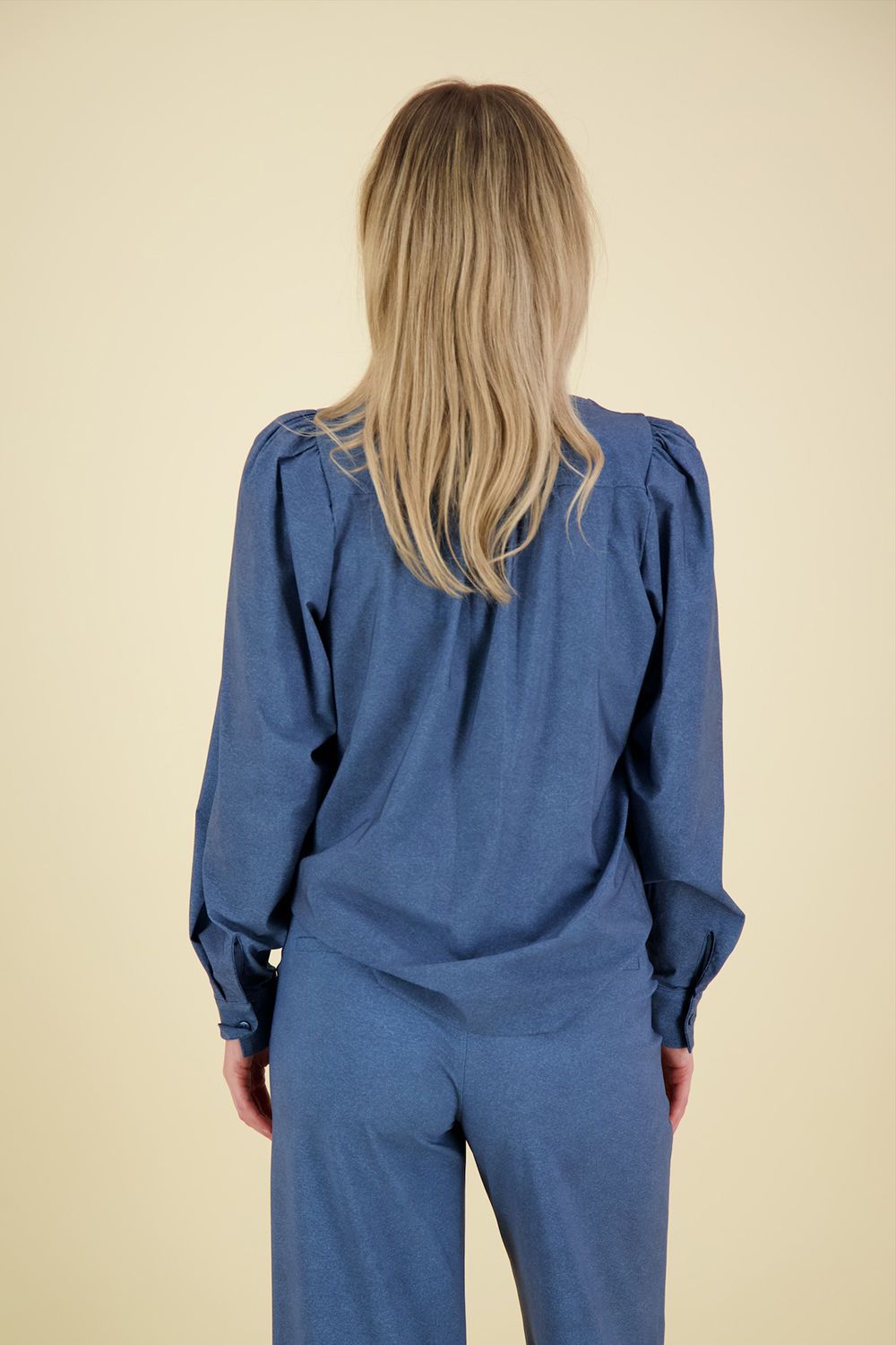 Studio Anneloes Top Les Denim Blauw