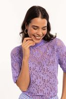 Lovia lace top Paars