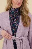 Marcie boucle cardigan Roze