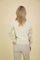 Pullover Shelby Sequins  Wit