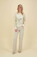 Pullover Shelby Sequins  Wit