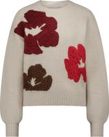 Pullover Nour Flower  Wit