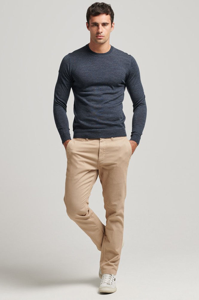 Superdry Trui Crew Donkerblauw Superdry Trui Crew Donkerblauw