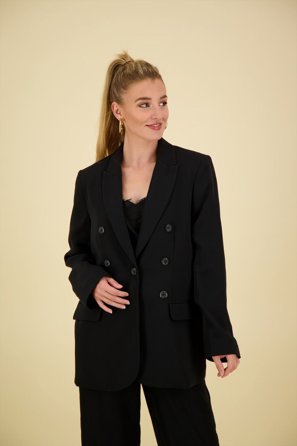 Summum Blazer Zwart 