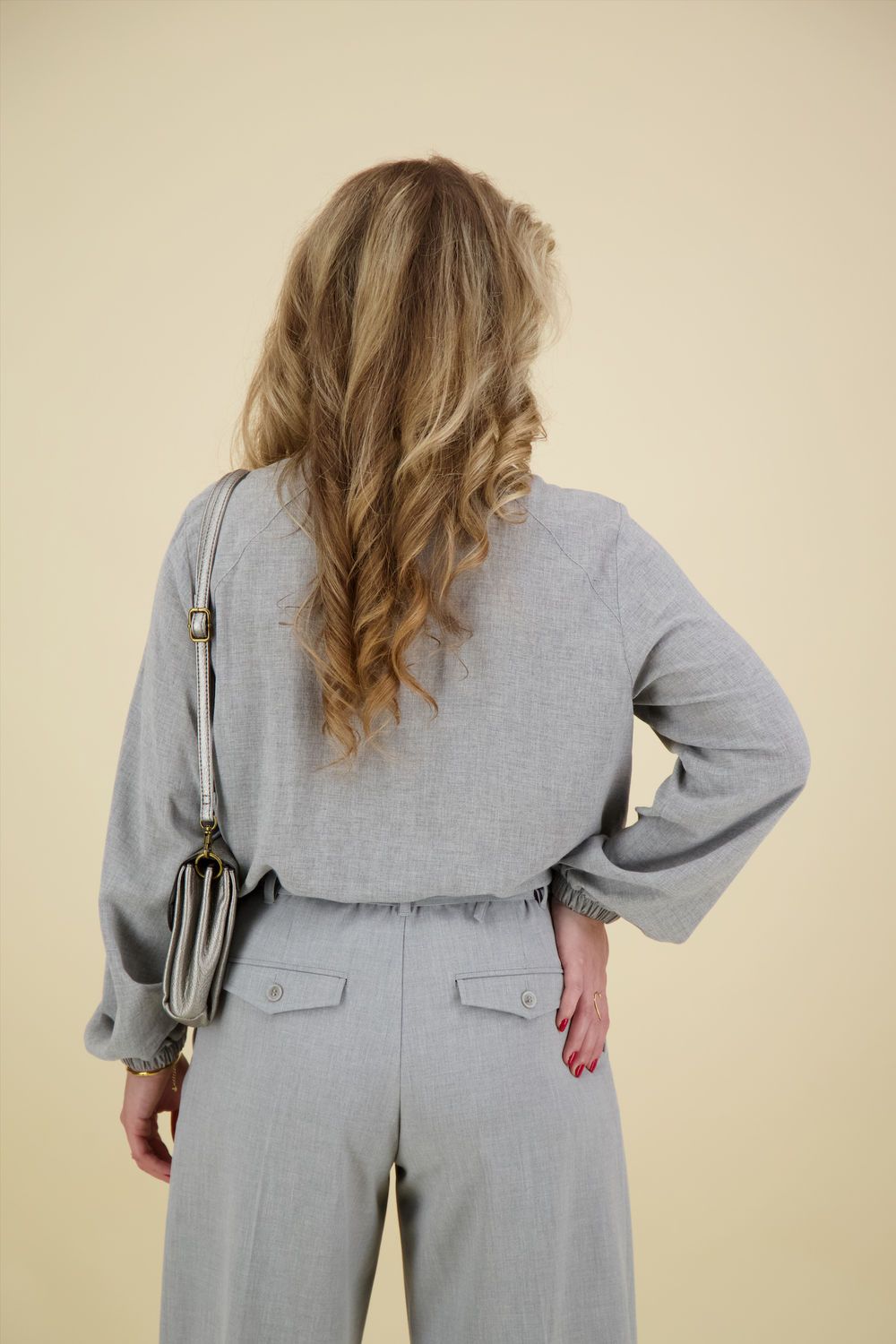 Summum Blouse Blouson Grijs