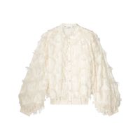 Blouse Fringe Fluffy Wit