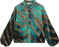 Blouse Smock Painted Tiger Groen