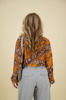 Blouse Spicy Print Geel