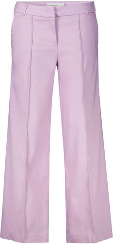Summum Trousers wide leg classic stretch Paars