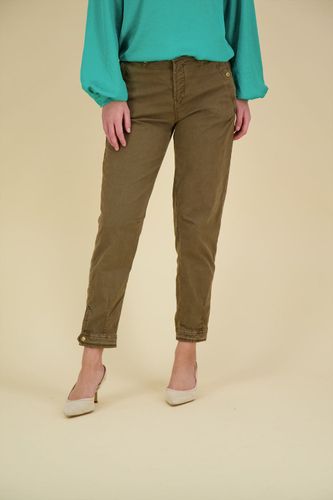 Summum Pantalon Rough Twill Groen