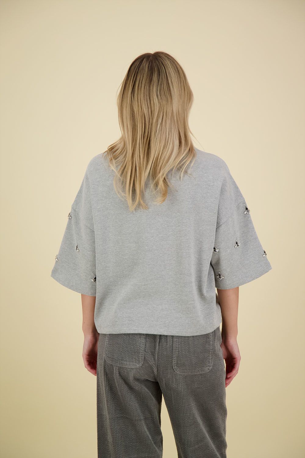 Summum Sweatshirt Boxy grijs