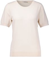 Knitted t-shirt viscose polyamide knit Wit