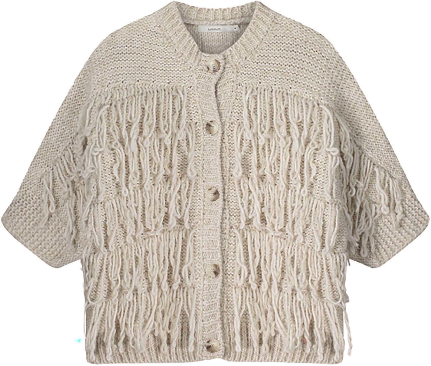 Summum Vest Fringe Wit 