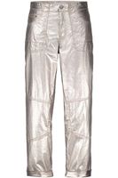 Pantalon Foil Coated Twill Wit