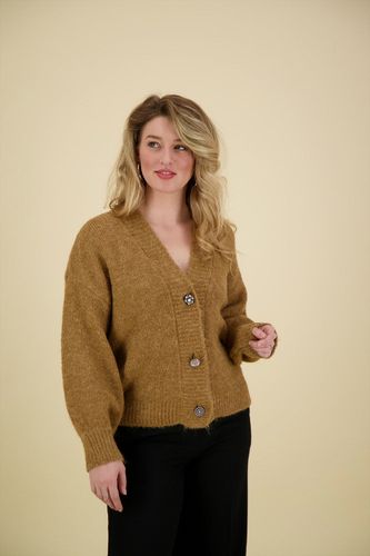 Summum Vest Fancy Butons Cozy Bruin