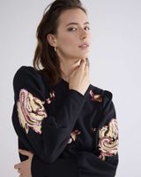 Sweater Embelished Zwart