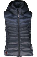 Gewateerde fuji bodywarmer Blauw