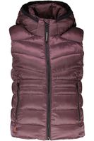 Gewateerde fuji bodywarmer Paars