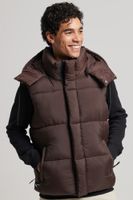 touchline short padded gilet Bruin