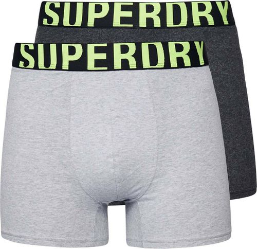 Superdry boxer double pack Grijs