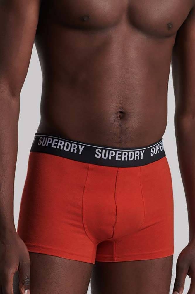 Superdry Boxer 3-pack Oranje