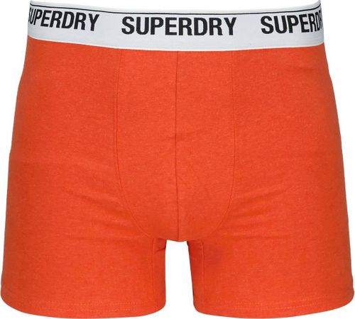 Superdry boxer double pack Rood